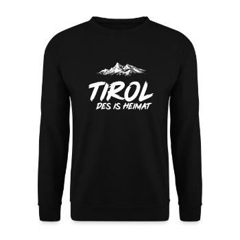 Tirol - Unisex Pullover - Schwarz - Vorne - Alina (178cm) & Michal (187cm)
