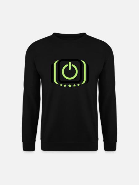 Alimentation sur off sur interrupteur - Sweat-shirt Unisexe - noir