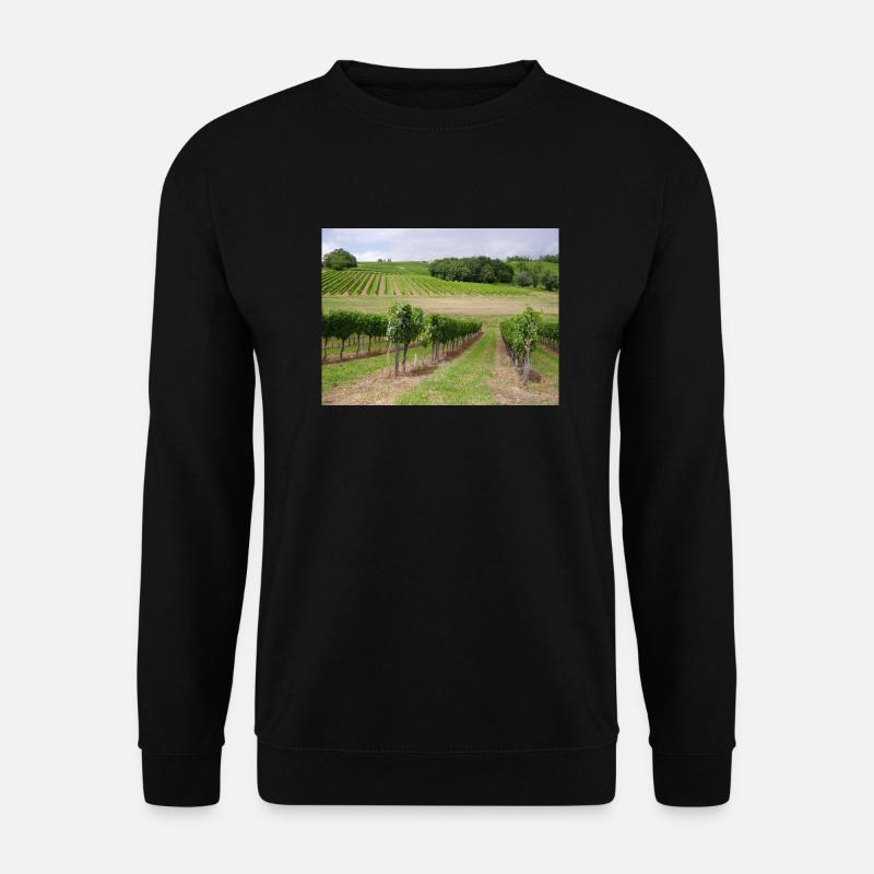 Weinberge - Unisex Pullover - Schwarz
