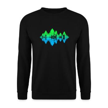 Bruit de la nature (printemps) - Sweat-shirt Unisexe - noir - Devant - Alina (178cm) & Michal (187cm)