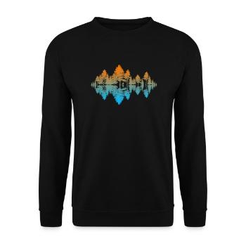 Sound of nature (autumn) - Unisex Sweatshirt - black - Front - Alina (178cm) & Michal (187cm)