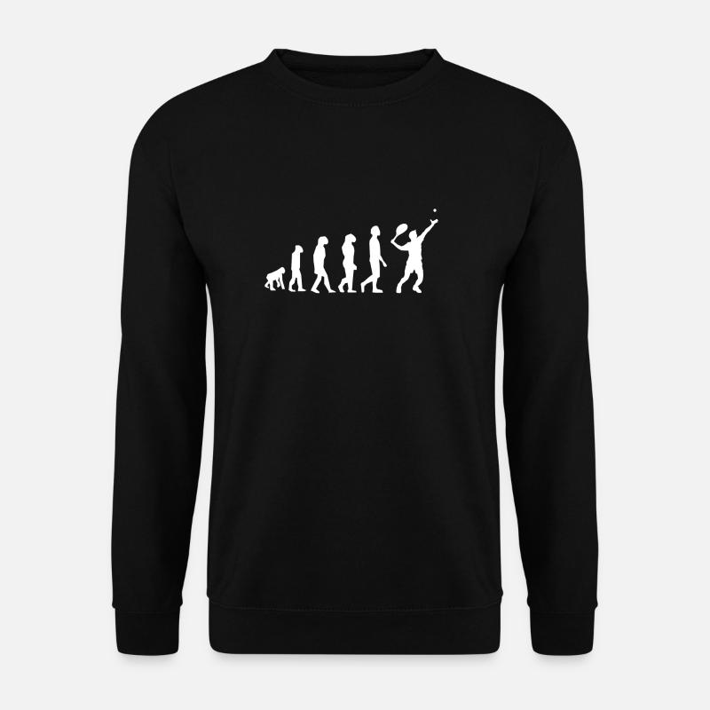 Tennis Evolution - Unisex Pullover - Schwarz