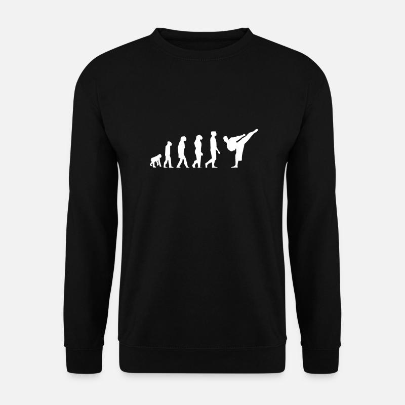 Karaté évolution - Sweat-shirt Unisexe - noir