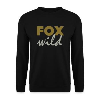FOX Wild 2021 - Unisex Sweatshirt - black - Front - Alina (178cm) & Michal (187cm)