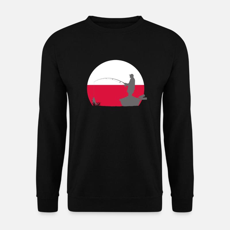 Angler - Unisex Pullover - Schwarz