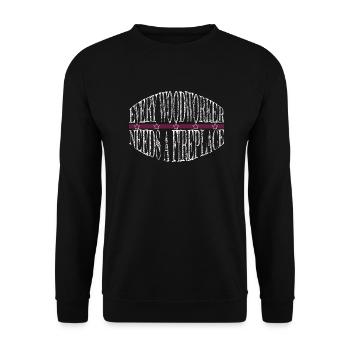 birthday carpenter hoodies and sweatshirts tools - Unisex Pullover - Schwarz - Vorne - Alina (178cm) & Michal (187cm)