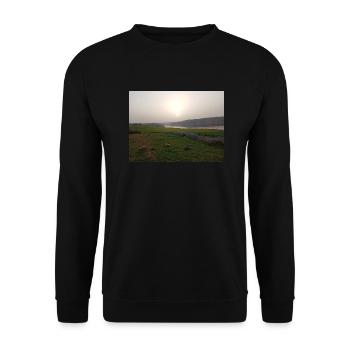 sunrise - Unisex Sweatshirt - black - Front - Alina (178cm) & Michal (187cm)