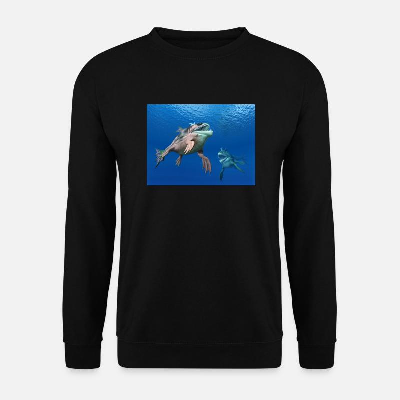 Monströse Fische - Unisex Pullover - Schwarz