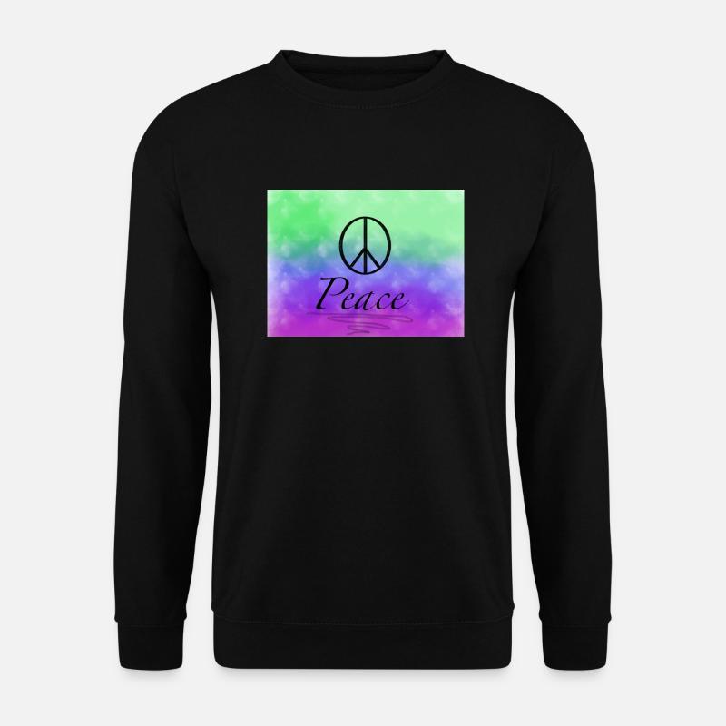 Peace - Unisex Pullover - Schwarz