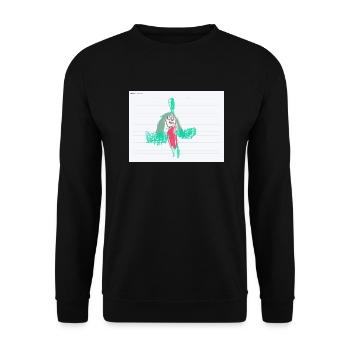 Katarina Design - Unisex Pullover - Schwarz - Vorne - Alina (178cm) & Michal (187cm)
