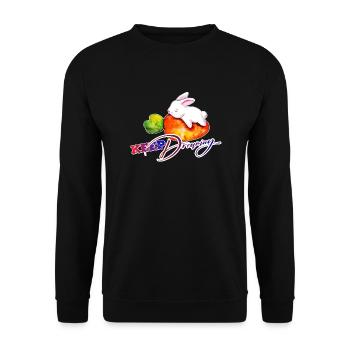 lapin, keep dreaming - Sweat-shirt Unisexe - noir - Devant - Alina (178cm) & Michal (187cm)