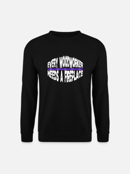 cutter the carpenters hearbeat cabinetmaker - Unisex Sweatshirt - black