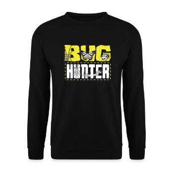 Entomology Entomologist Insects Bugs Bug Hunter - Unisex Pullover - Schwarz - Vorne - Alina (178cm) & Michal (187cm)