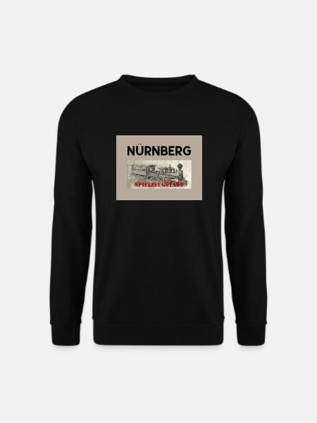 Nürnberg Spielzeugstadt - Eisenbahn - Unisex Pullover - Schwarz
