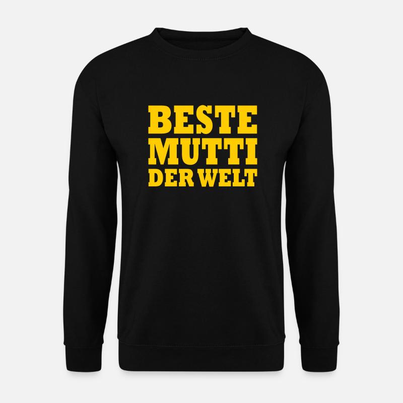 Beste mutti der welt - Unisex Pullover - Schwarz