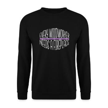 Fun Carpenter Chemises pour bébés et tout-petits Outils Citation - Sweat-shirt Unisexe - noir - Devant - Alina (178cm) & Michal (187cm)