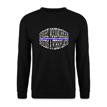 safety helmet love gift carpenter funny - Unisex Sweatshirt - black - Front - Alina (178cm) & Michal (187cm)