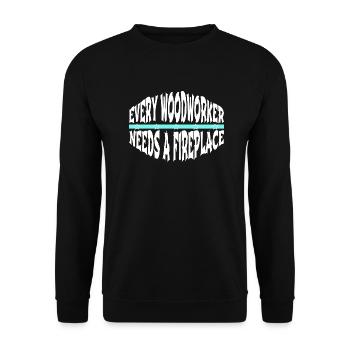 carpenter funny carpenter hoodies and sweatshirts - Unisex Pullover - Schwarz - Vorne - Alina (178cm) & Michal (187cm)