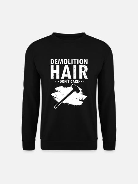 Démolition et rénovation de maisons - Sweat-shirt Unisexe - noir