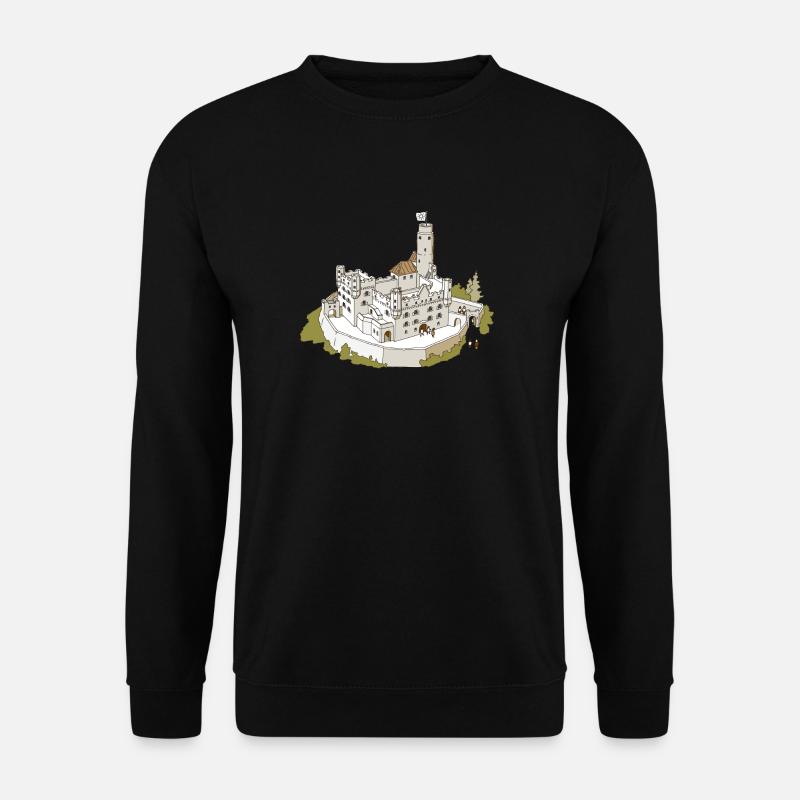 Burg Sonnenschein - Unisex Pullover - Schwarz