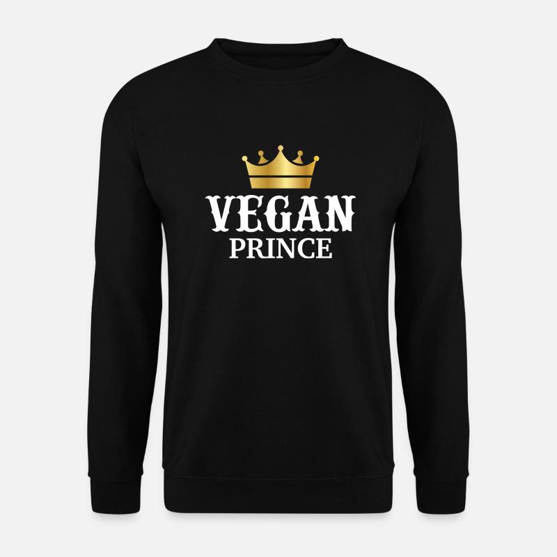 Vegan Prince - Unisex Pullover - Schwarz