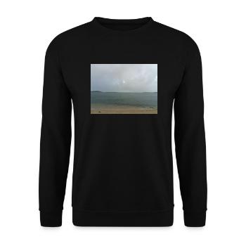 Sea View Horizon - Unisex Sweatshirt - black - Front - Alina (178cm) & Michal (187cm)