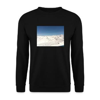 Streetwear BLUE SKY - Unisex Sweatshirt - black - Front - Alina (178cm) & Michal (187cm)