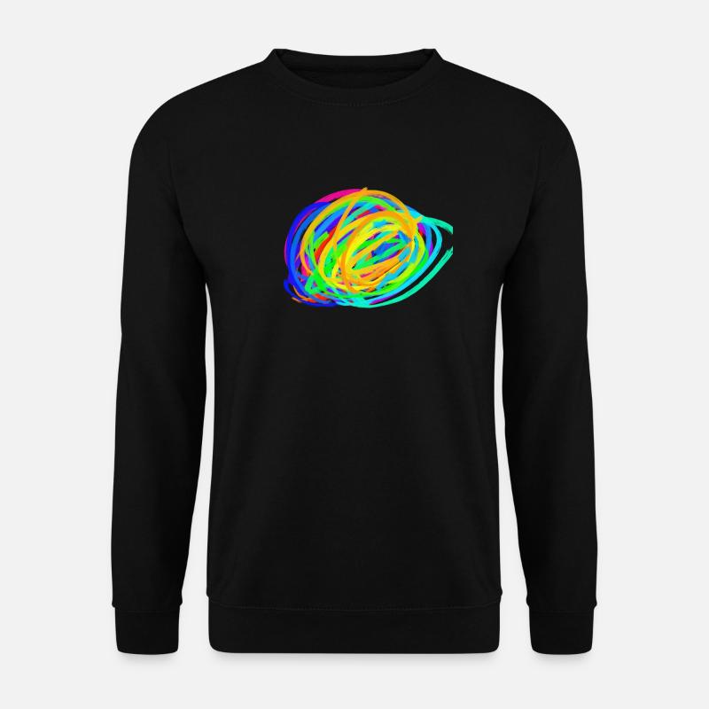 Bunte Explosion - Unisex Pullover - Schwarz