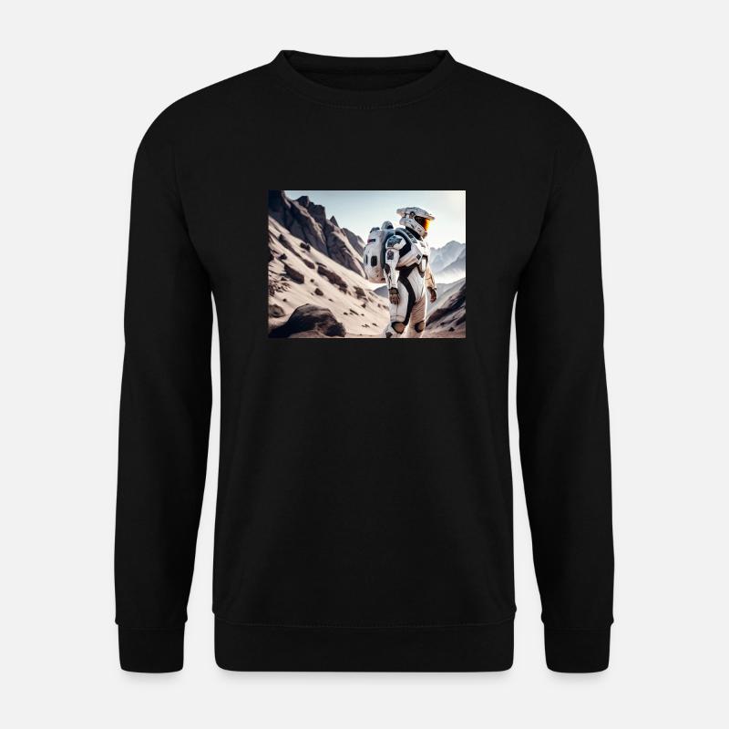 Sci-Fi Astronaut - Unisex Pullover - Schwarz
