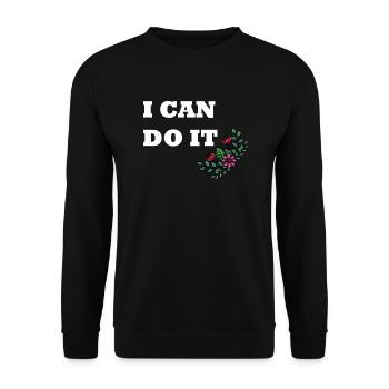 Florist Flower Plant Nature Gardener - Unisex Sweatshirt - black - Front - Alina (178cm) & Michal (187cm)