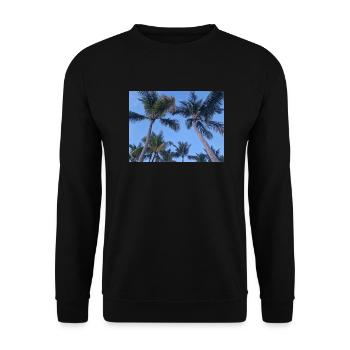 Palme - Unisex Pullover - Schwarz - Vorne - Alina (178cm) & Michal (187cm)