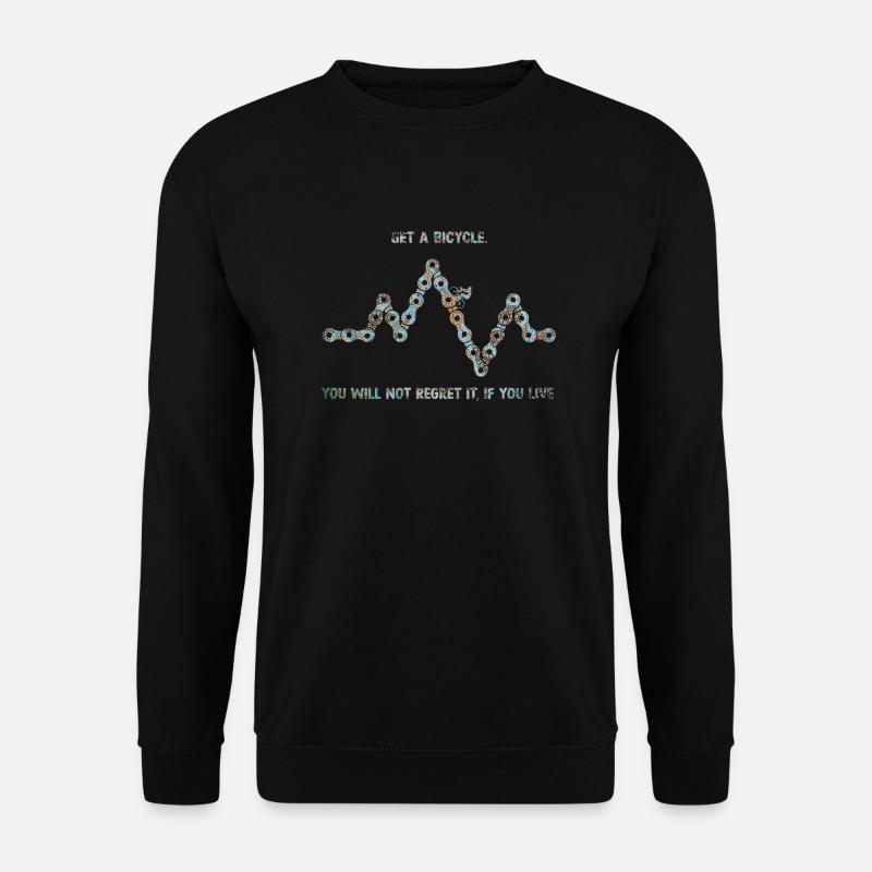 Get a Bicycle - Unisex Sweatshirt - black