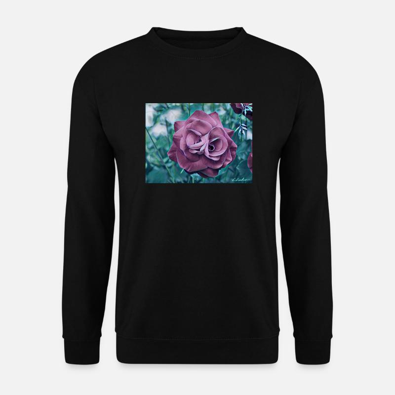 Rose - Unisex Sweatshirt - black