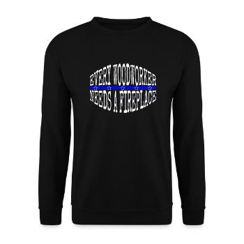Bingo Hall Tshirts Amériques Bois Bday Abattage - Sweat-shirt Unisexe - noir - Devant - Alina (178cm) & Michal (187cm)