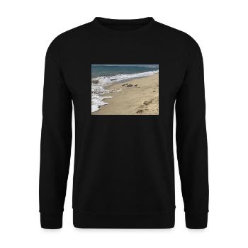 Run Bird run - Unisex Pullover - Schwarz - Vorne - Alina (178cm) & Michal (187cm)