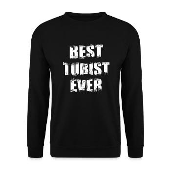 Meilleur joueur de tuba de tous les temps - Sweat-shirt Unisexe - noir - Devant - Alina (178cm) & Michal (187cm)