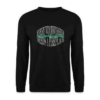 Chemises de charpentier pour bébé et enfant en bas âge - Sweat-shirt Unisexe - noir - Devant - Alina (178cm) & Michal (187cm)