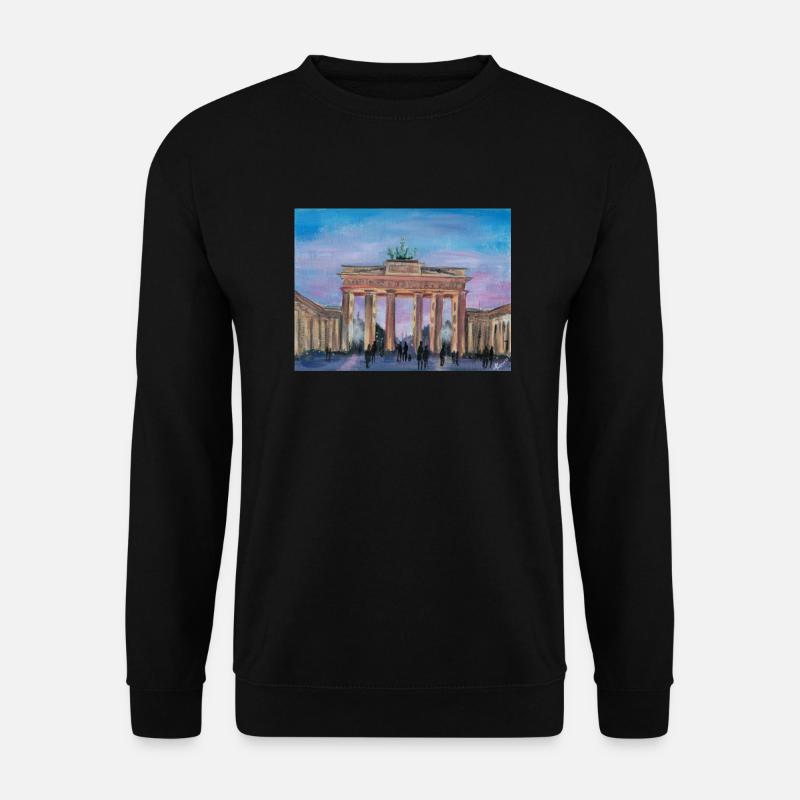 Brandenburger Tor - Unisex Pullover - Schwarz