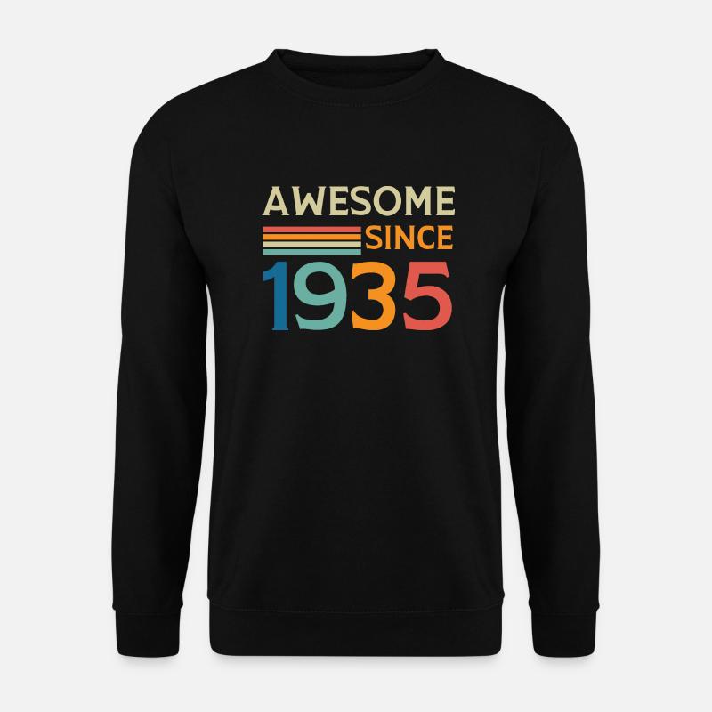 Awesome since 1935 - Unisex Sweatshirt - black
