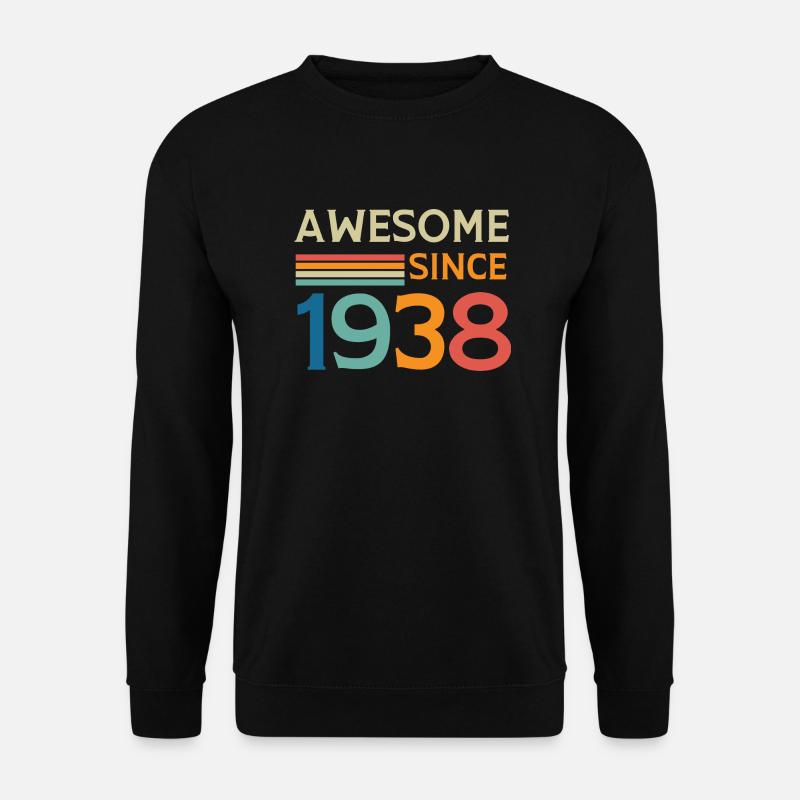 Awesome since 1938 - Unisex Sweatshirt - black