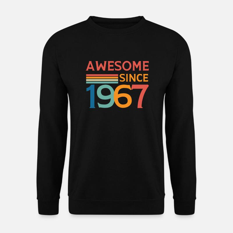 Awesome since 1967 - Unisex Sweatshirt - black