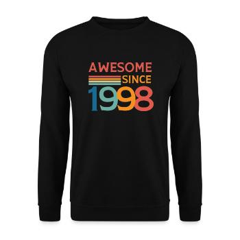 Awesome since 1998 - Sweat-shirt Unisexe - noir - Devant - Alina (178cm) & Michal (187cm)
