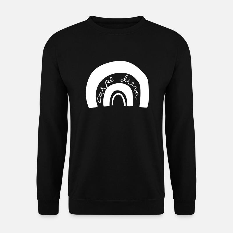 Carpe Diem Rainbow - Unisex Sweatshirt - black