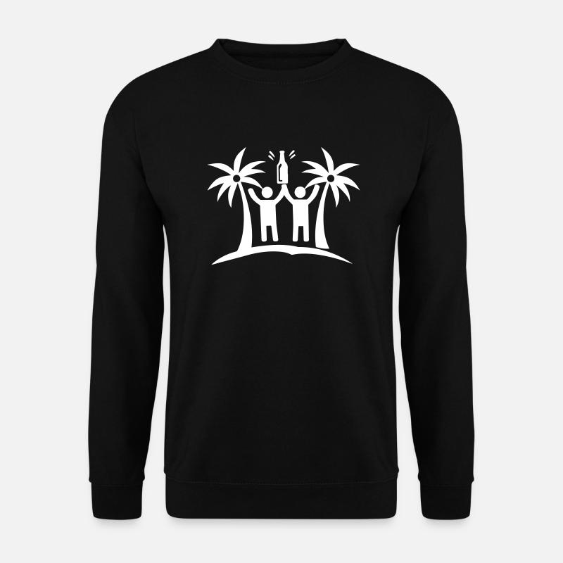 Palmen Party Team - Unisex Pullover - Schwarz