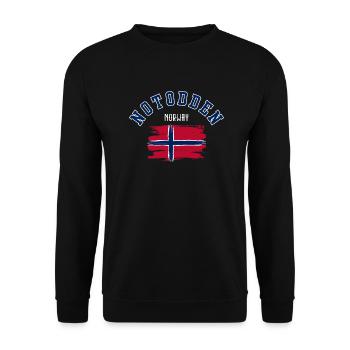 Notoden, Norvège - Sweat-shirt Unisexe - noir - Devant - Alina (178cm) & Michal (187cm)