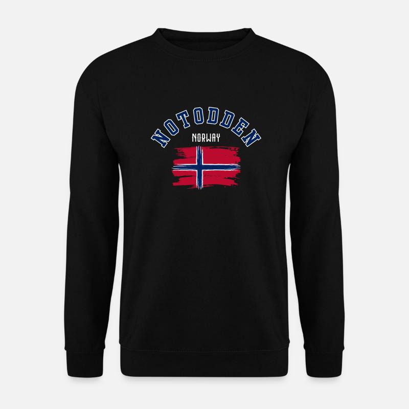 Notoden Norwegen - Unisex Pullover - Schwarz