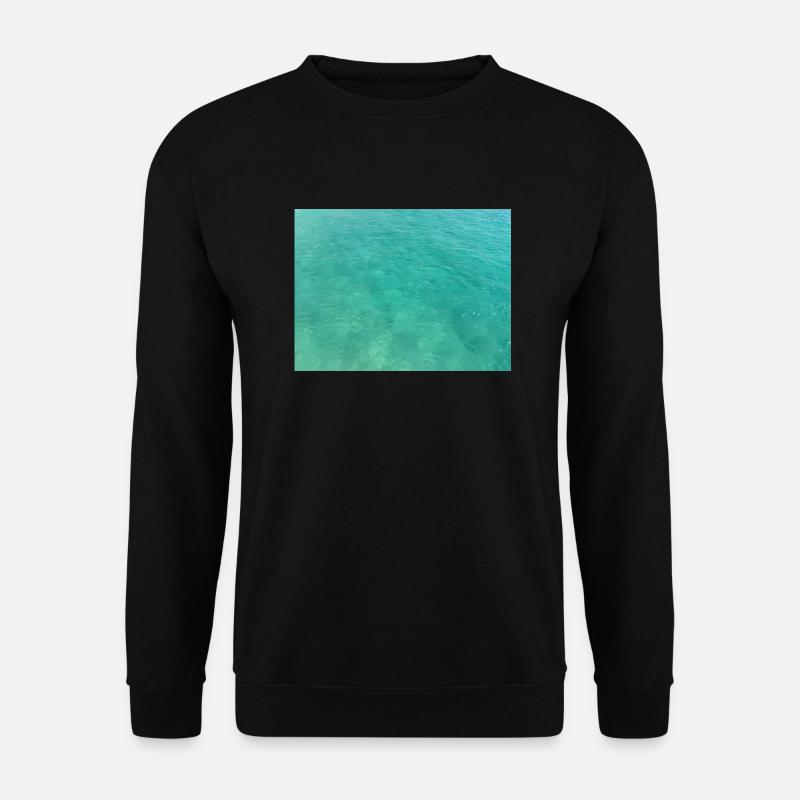 Türkisfarbenes Meer - Unisex Pullover - Schwarz
