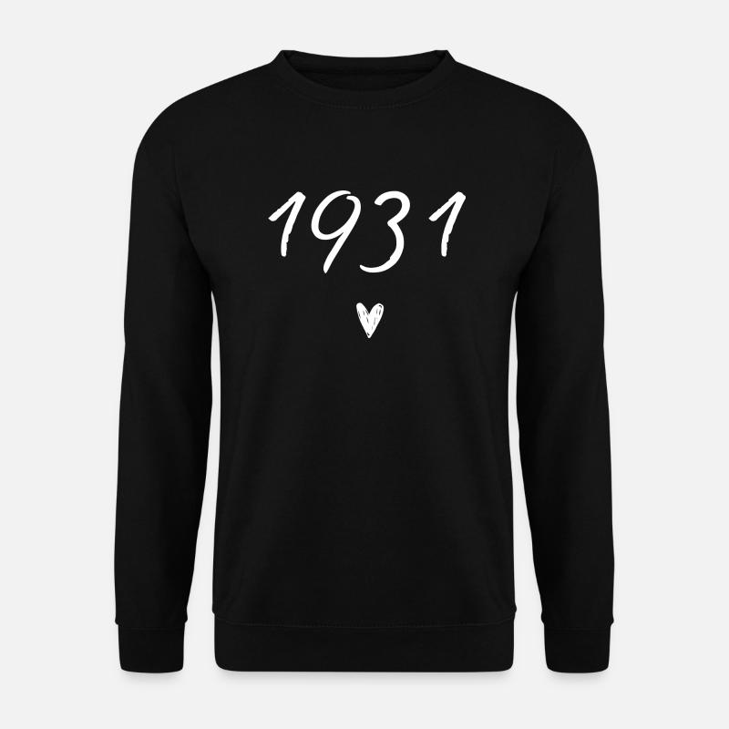 Herzjubiläum 1931 - Unisex Pullover - Schwarz