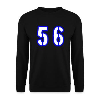 56 Symbole numérique - Sweat-shirt Unisexe - noir - Devant - Alina (178cm) & Michal (187cm)