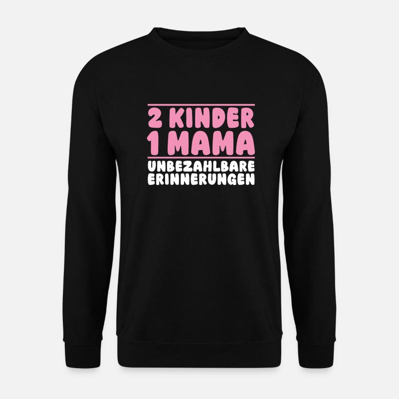 Mama Von 2 Kindern - Unisex Pullover - Schwarz